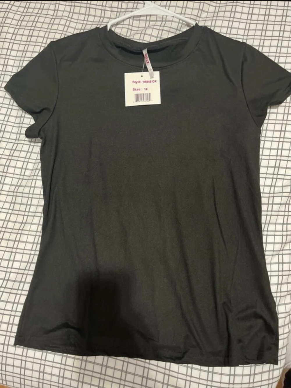 Women's Black Short Sleeve Tee by